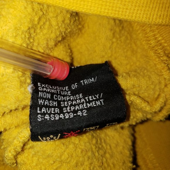 Starter Yellow Stitch Logo Sweatshirt - Picture 6 of 6